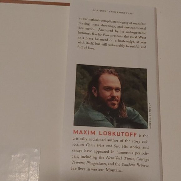 3/$13 Ruthie Fear by Maxim Loskutoff hardcover book 2020 - Picture 6 of 7